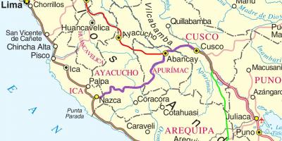 Mapa ng cusco sa Peru