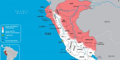 Mapa ng Peru malarya
