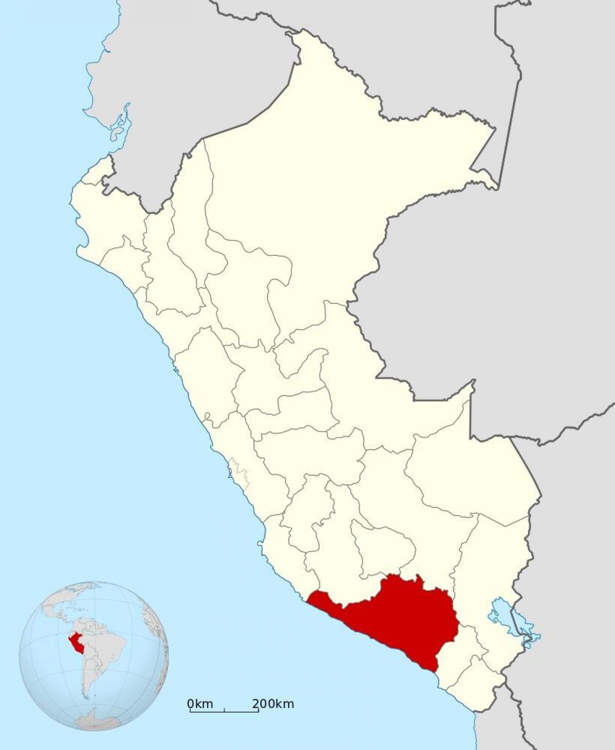 mapa ng Peru arequipa
