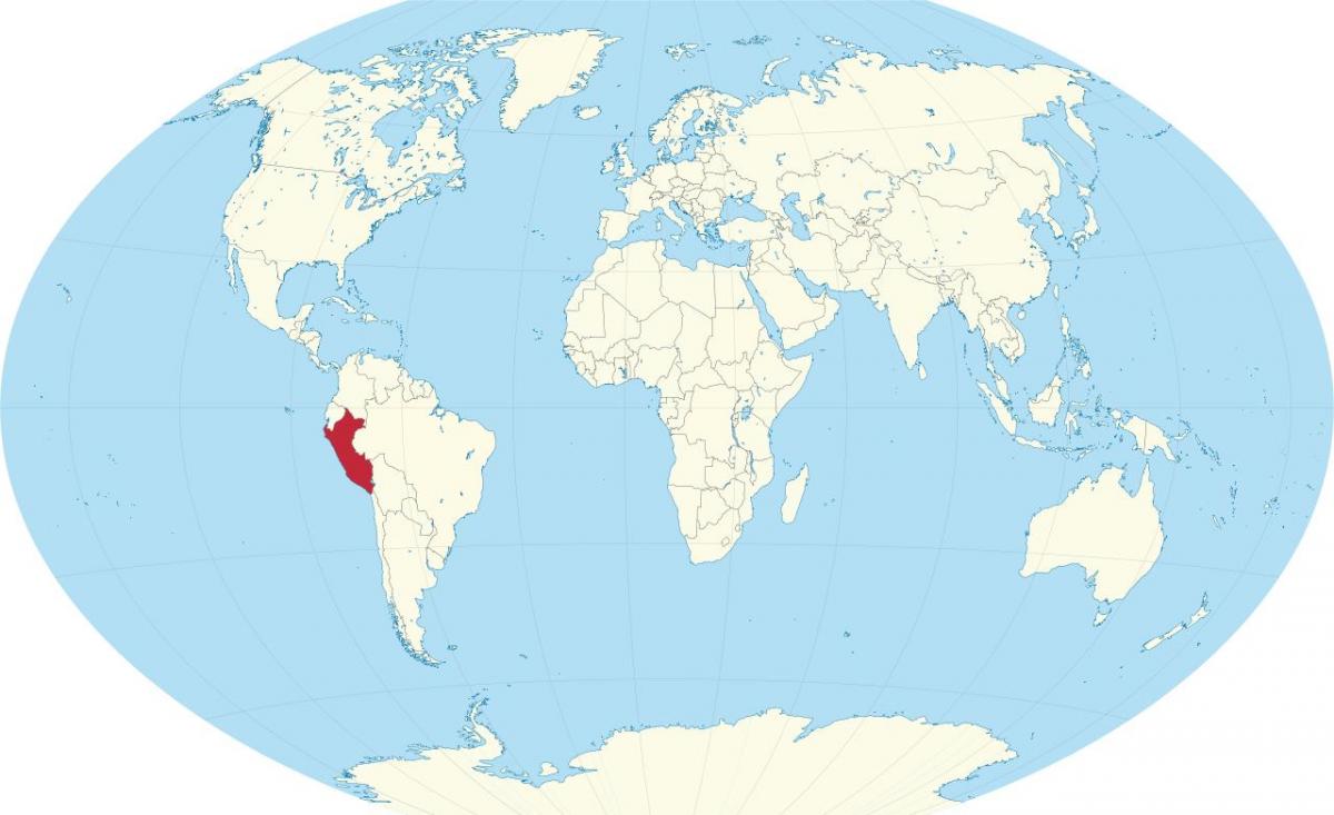 Peru bansa sa mapa ng mundo