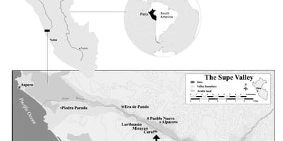 Mapa ng Peru caral