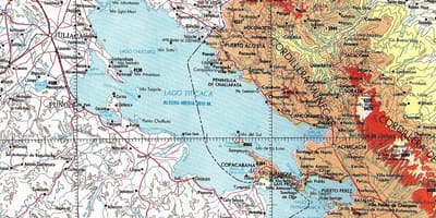Mapa ng lake titicaca sa Peru 