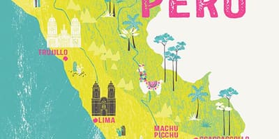 Mapa ng Peru para sa mga bata