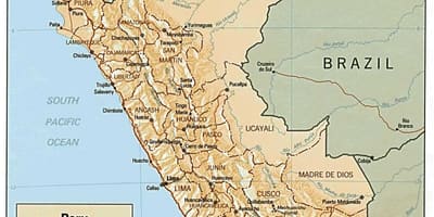 Mapa ng Peru surf 