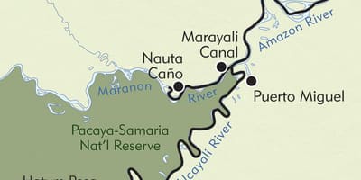 Amazon Peru mapa